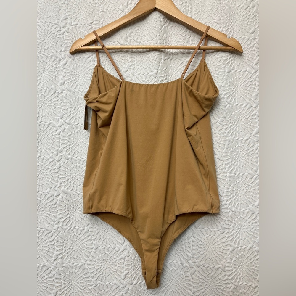 SKIMS Fits Everybody Cami Thong Bodysuit Clay Beige 4X Shapewear Thong NO BOX - Picture 10 of 11